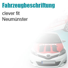 clever fit Neumünster - Autobeklebung