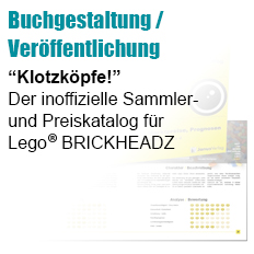 Klotzköpfe - Buchgestaltung und Veröffentlichung